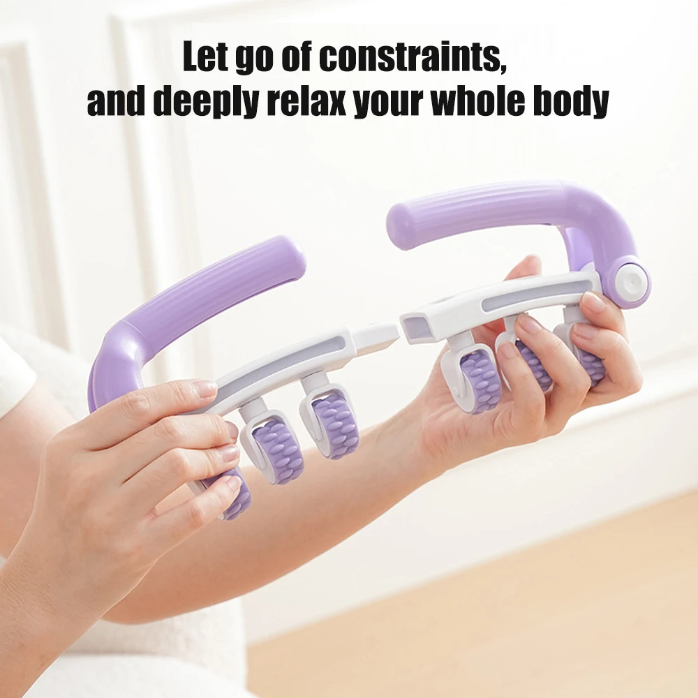 أسطوانة تدليك السيلوليت، أسطوانة العضلات لإزالة السيلوليت، أداة تدليك اللفافة للفخذ والساق - نحت الجسم والأنسجة العميقة