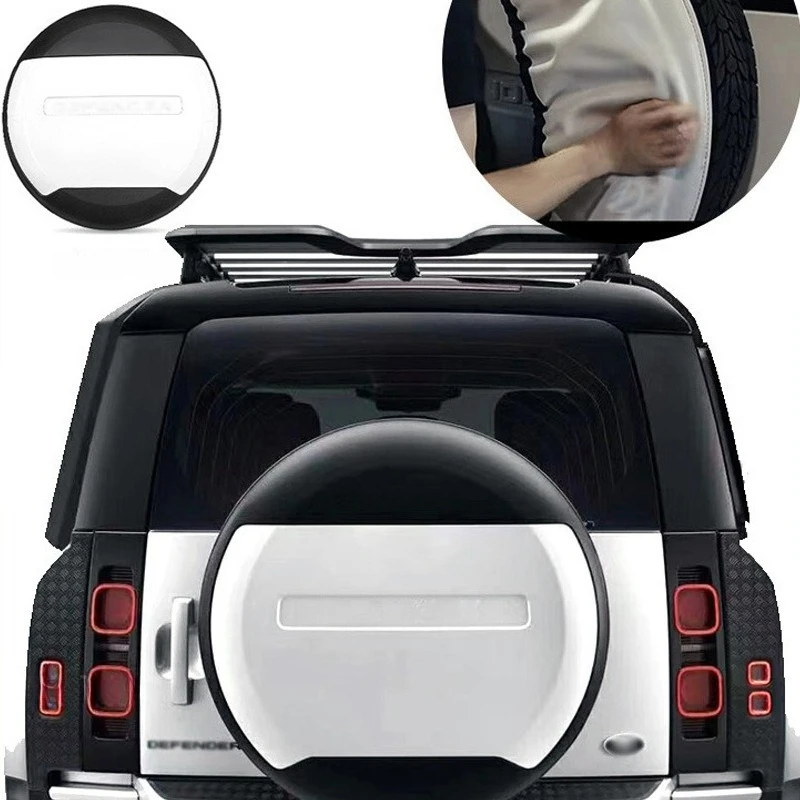 For 2020-2023 Land Rover Defender 90/110 Spare Tire Cover Modification Protective Shell Case High-Gloss Styling & Protection