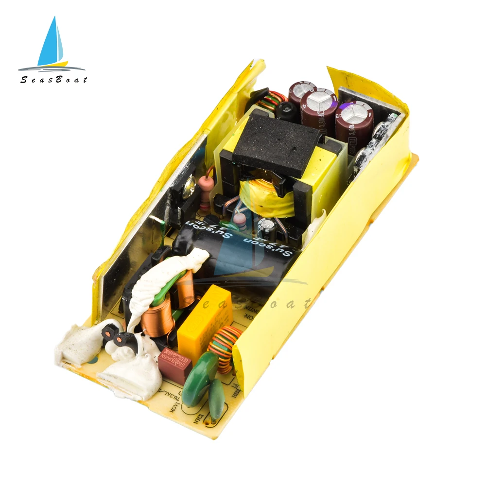 AC-DC 12V 5A Modulo di Alimentazione Switching Circuito Nudo 100-240V a 12V Regolatore di Tensione della Scheda per Sostituire/Riparazione