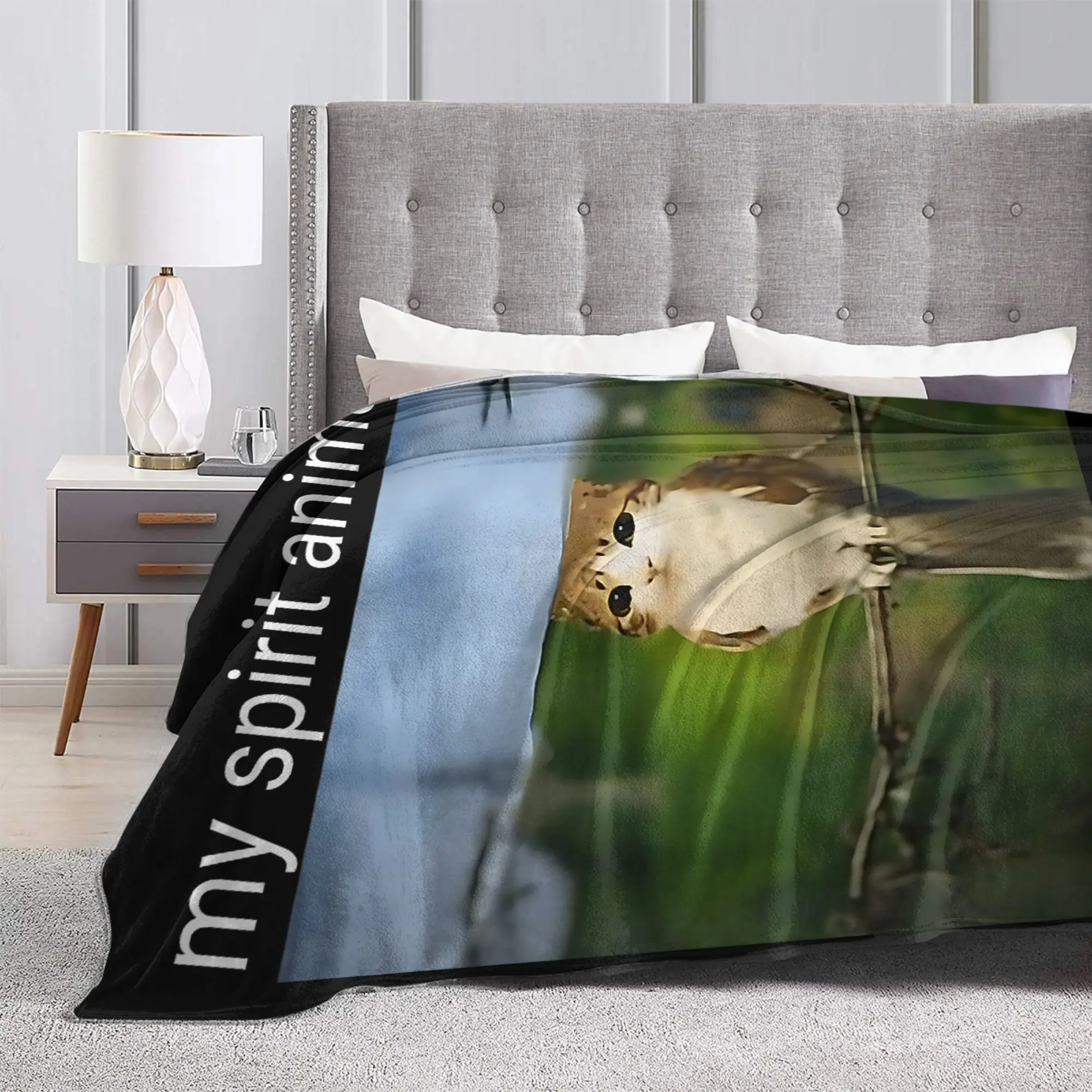 روحي الحيوان مضحك meowl ميمي بطانية سوبر الدافئة القط البومة ميمي brainrot رمي بطانية الشتاء السفر الأريكة السرير المفرش #3