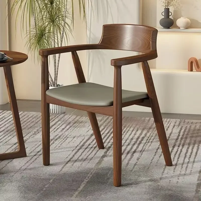 dining table and chairs, hotel negotiation desk, office home light luxury table and chair combination, rubber wood dining table