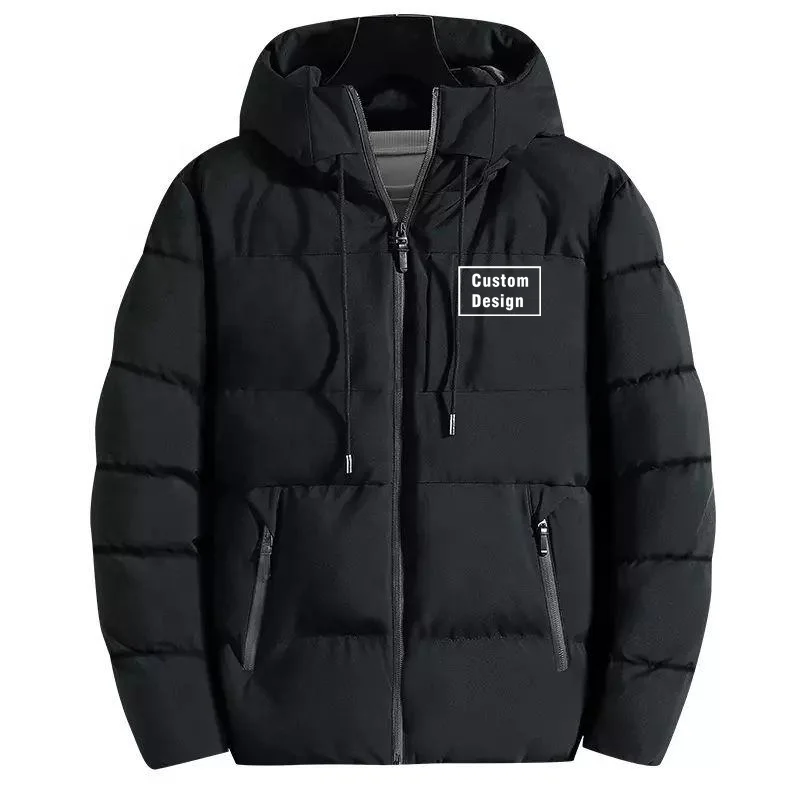 Custom Design Man Hooded Jackets Coat