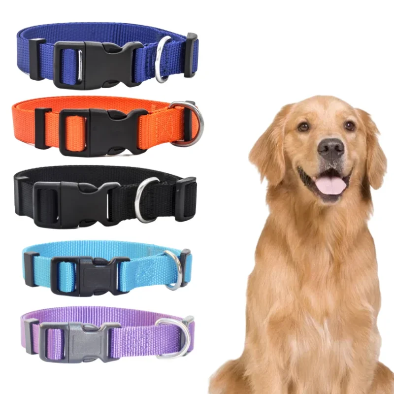 Adjustable Pet Collars Nylon Puppy Kitten Collar Strong And Durable Neck Band Suitable  Small And Medium Dogs And Cats Cat tie