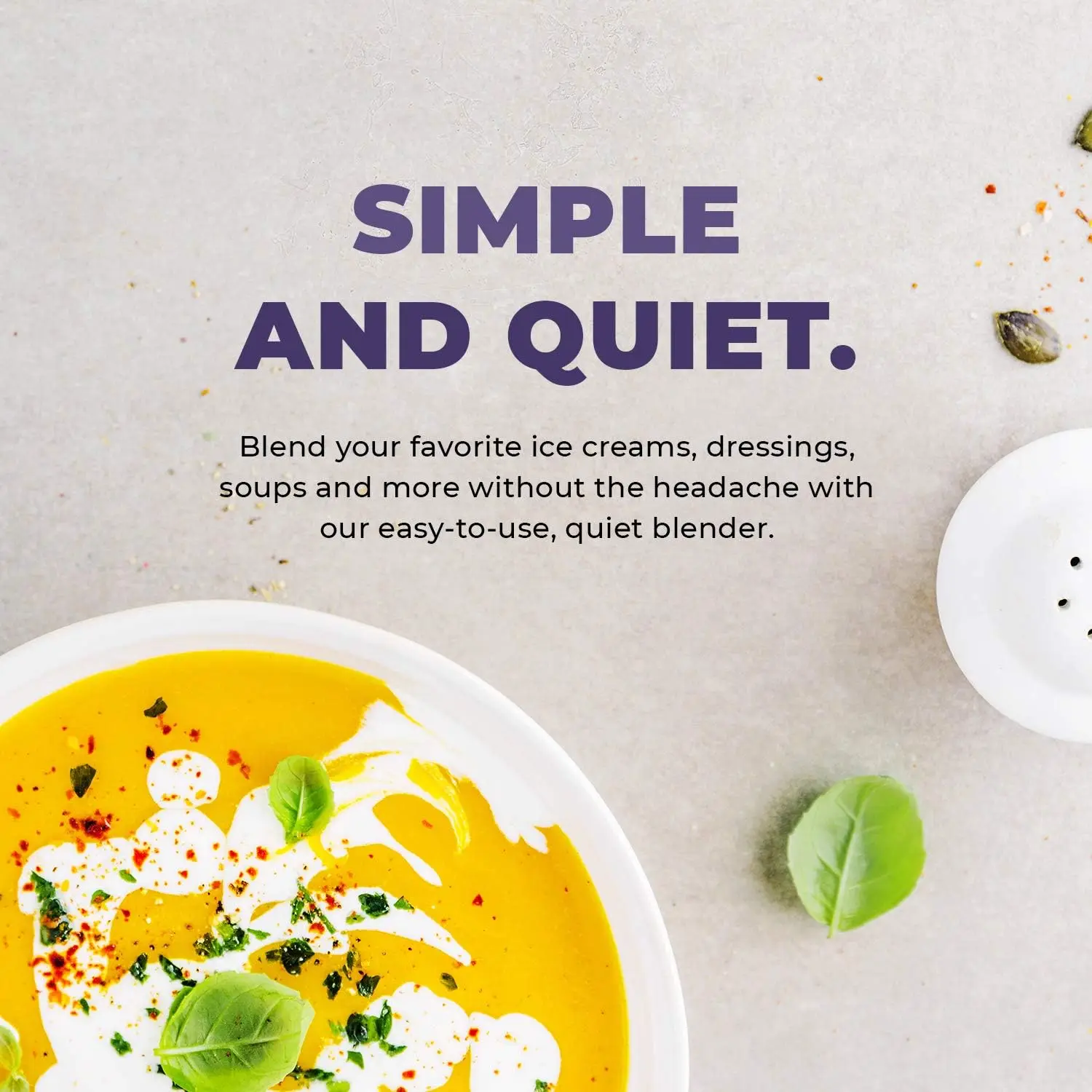 ULTRA: خلاط كونترتوب منخفض المستوى مع 40 أونصة خالية من مادة BPA. حاوية، نظام ستانلس ستيل 8 شفرات وفولاذ مقاوم للصدأ د