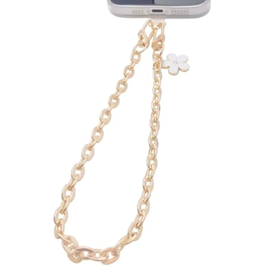 

cioatu Beaded Phone Charm Strap Phone Wrist Strap Handmade Cellphone Lanyard with Tether Tab Wristlet Bracelet PhoneChainStrap