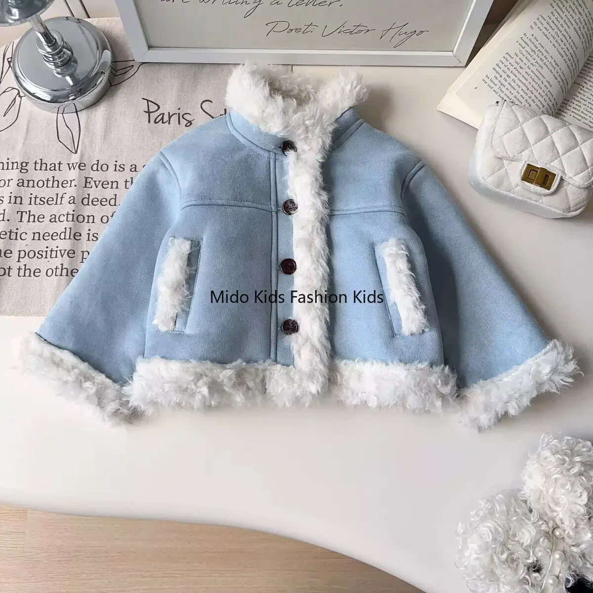 Girls bottoming trousers  winter padded athickened false two-piece bottoming skirt trousers top + trousers combination suit