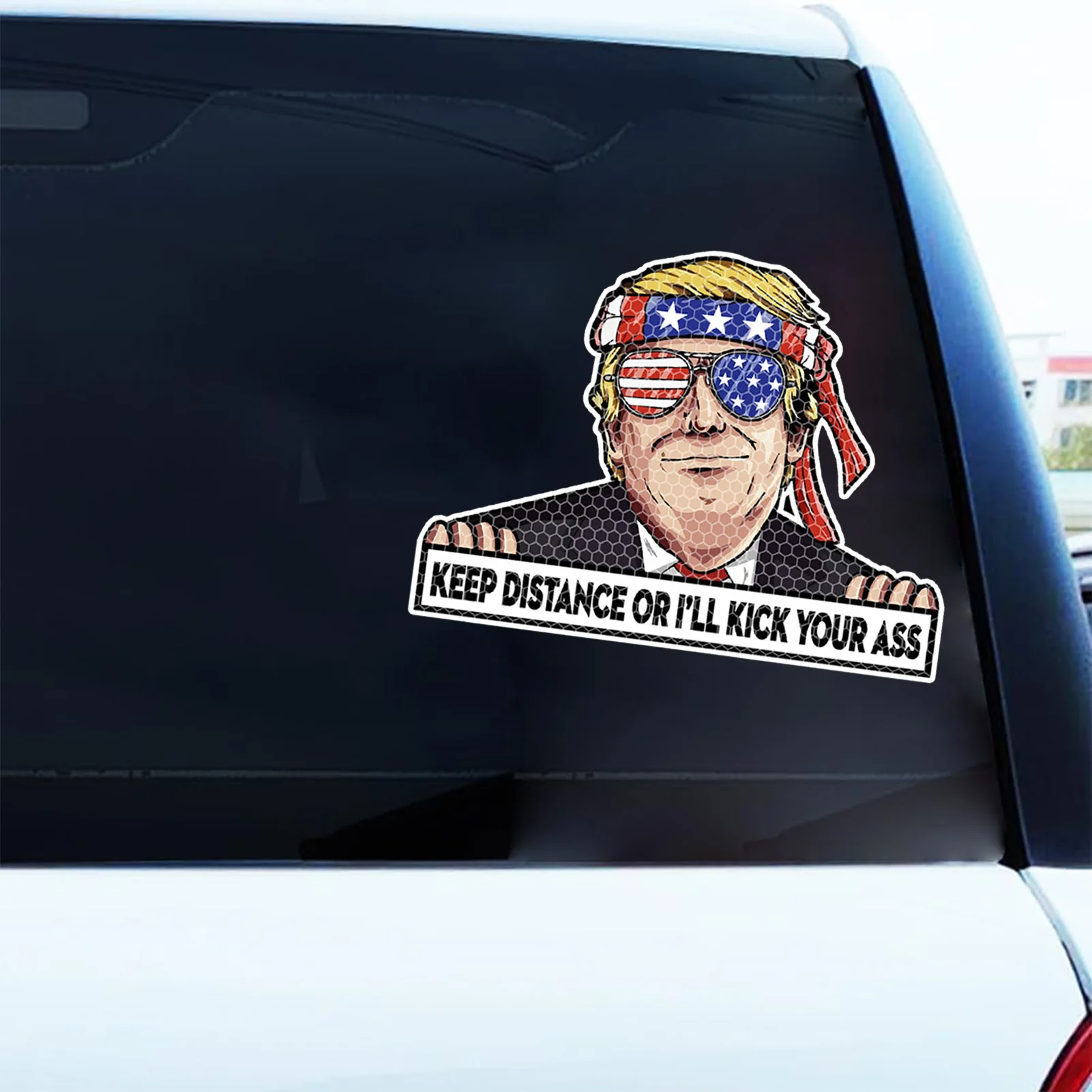 Fight for USA Decal My Little Baby On Board Window Waterproof Stickers Suitable for Express Your Voice