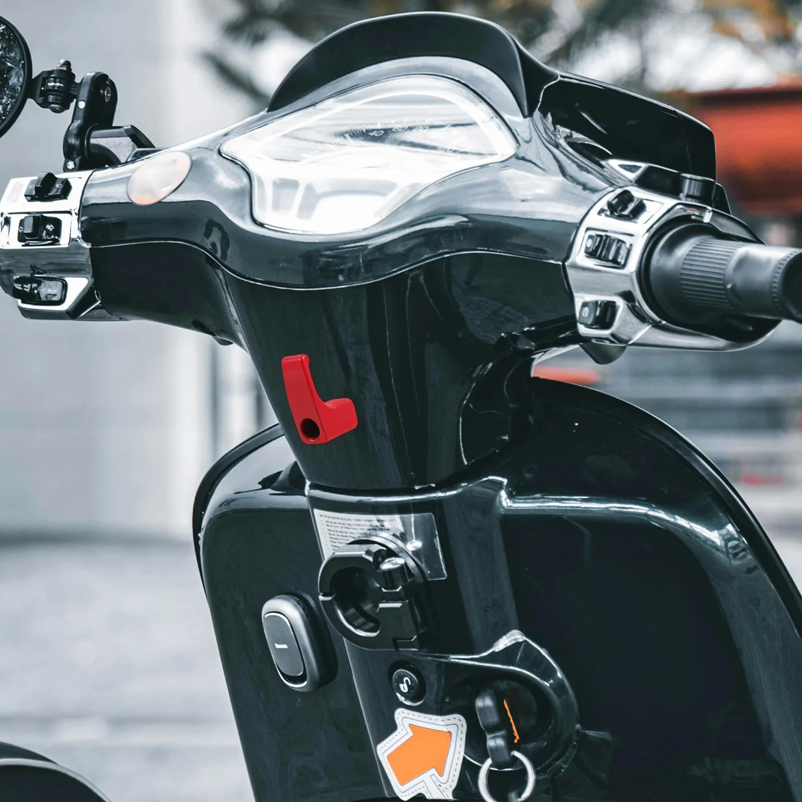 

1pcs Universal Motorcycle Electric Bike Hook Aluminum Alloy Hanging Bag Claw Scooter Holder High Load Capacity No