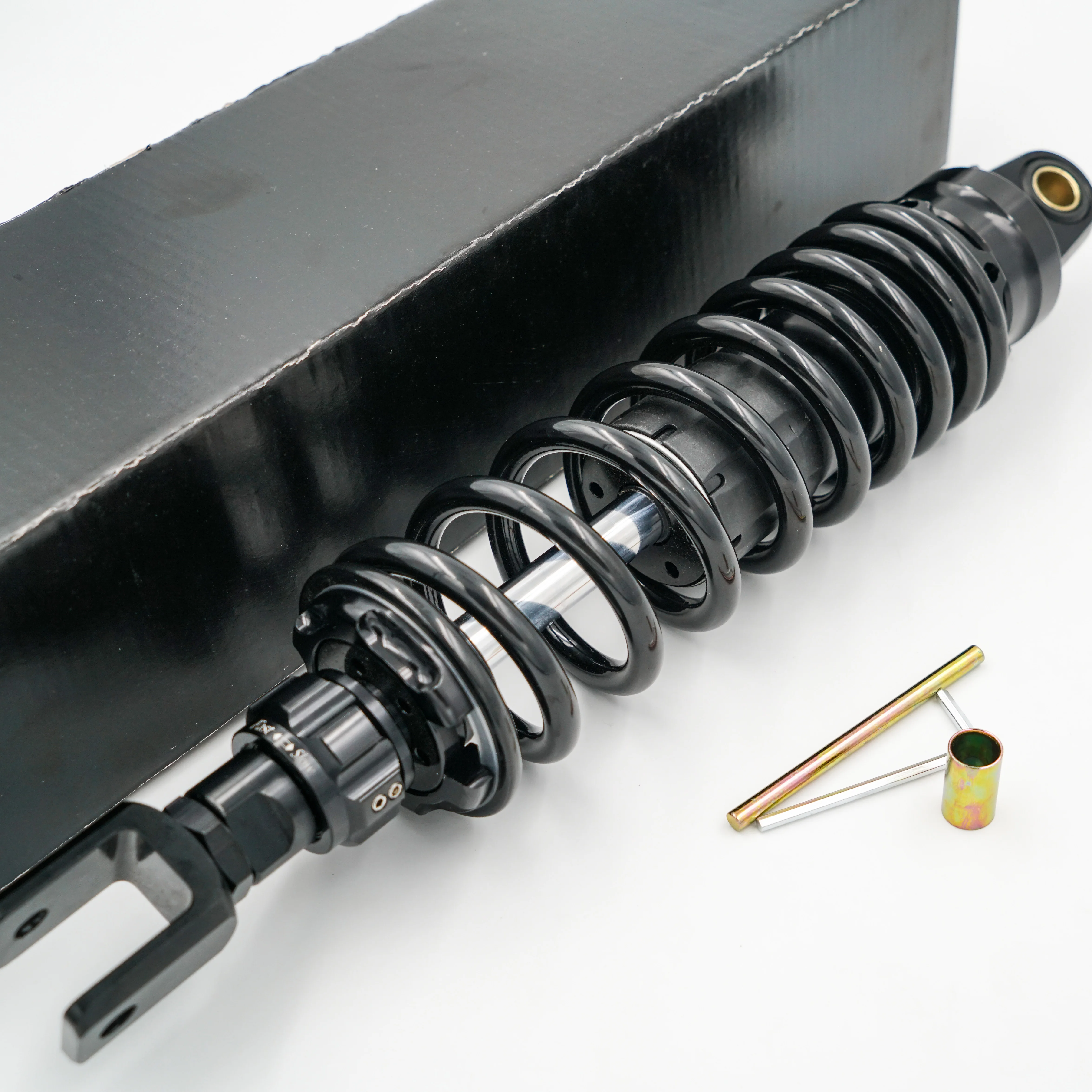 Fork 23mm 1 Piece 8mm Wire Diameter 155 pounds rebound damping spring preloRear Shock for Motor to enhance stronger