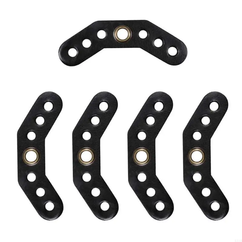 

5Pcs Leather Black Brown Bow Wrist Sling Yoke Bracket Mount Wrist Strap