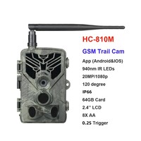 Suntekcam HC-810M Outdoor Trail Hunting Camera 2G MMS/SMS/GSM 20MP 1080P Infrared Wireless Cellular Mobile Night Vision Wildlife
