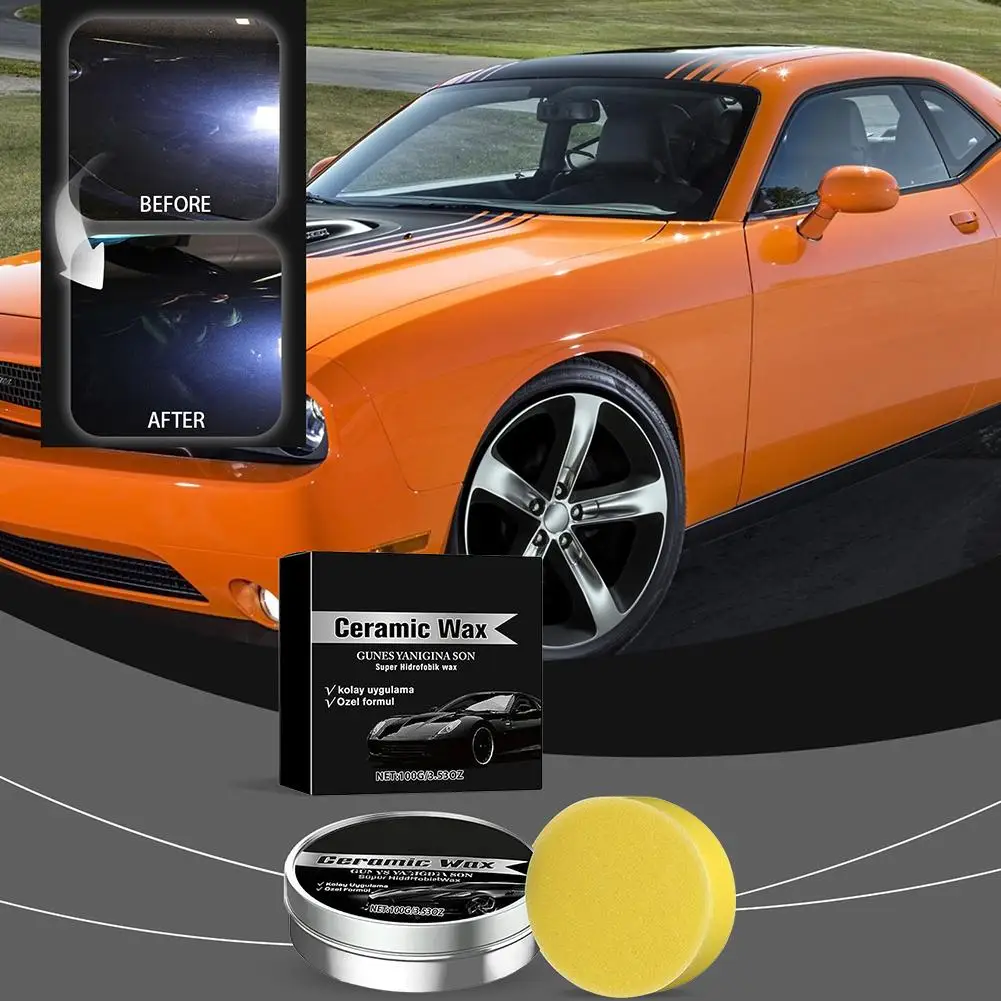 Car Protection Wax Auto Crystal Sealing Glaze Paint Surface Polishing Dustproof Paint Refurbishment Wax Coating Car V3N1