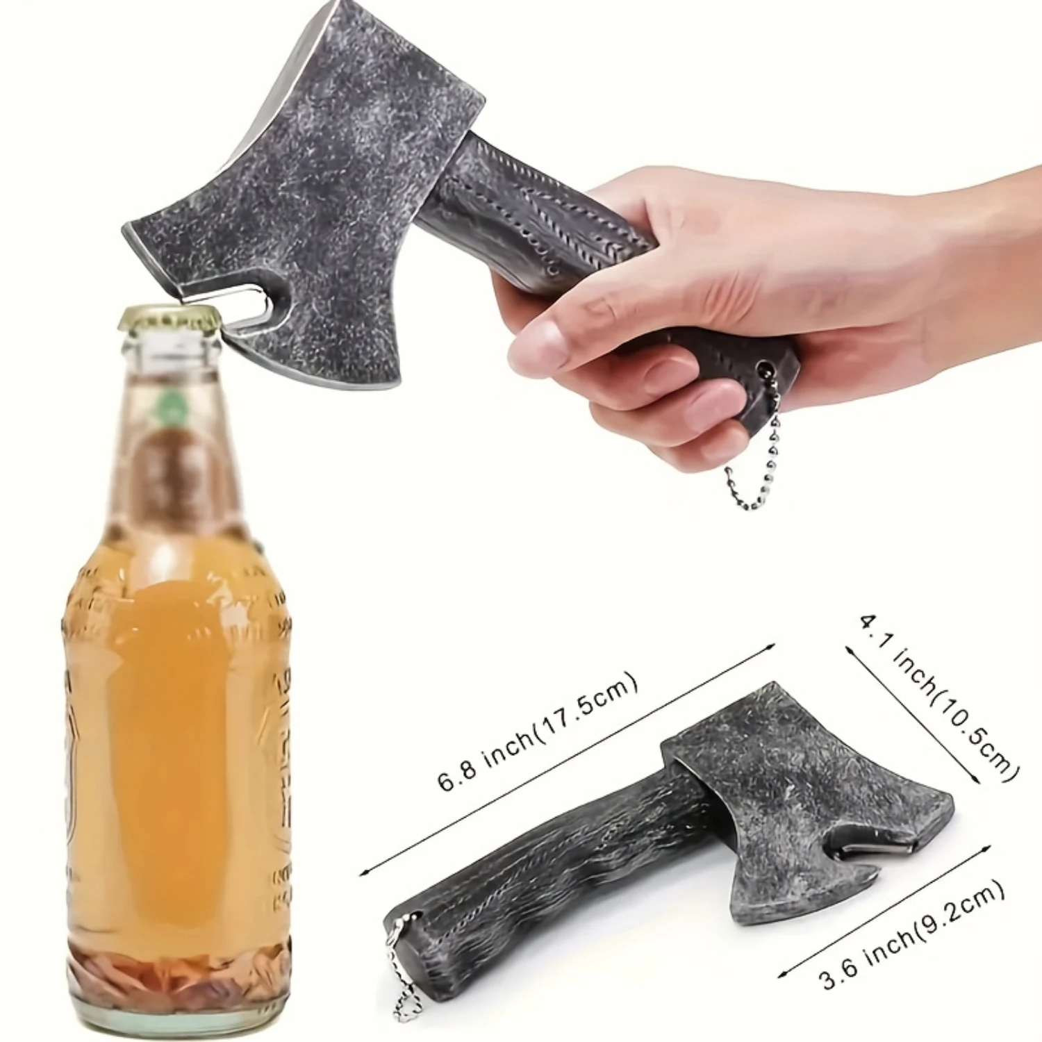 "Unique" Axe-Shaped Bottle Opener For Beer, Wine & Juice - Perfect For Bars, Pubs, Clubs, Restaurants &  Use - Ideal Summer Drin