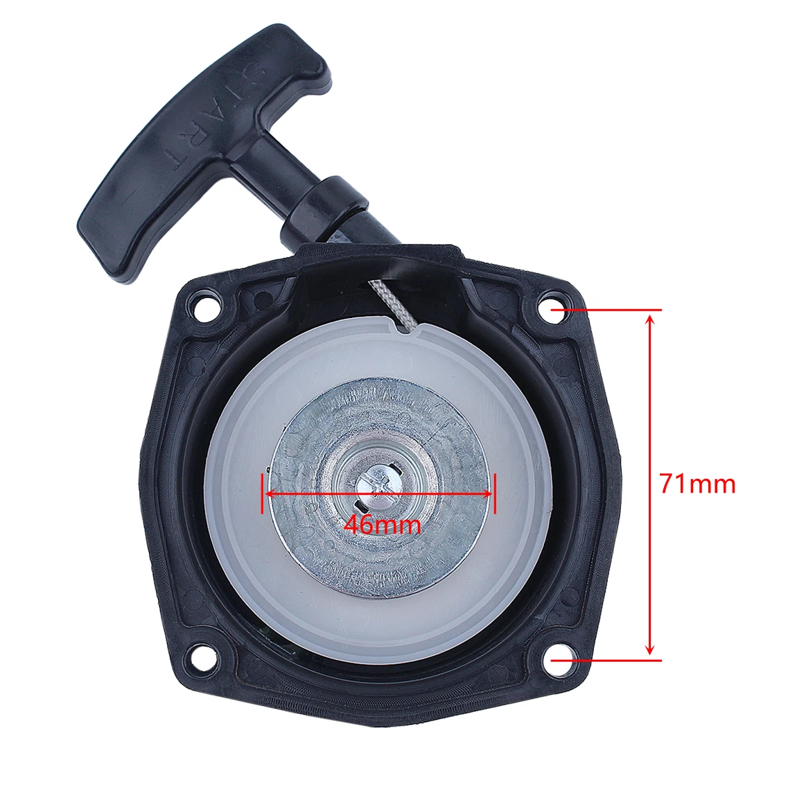 Starter For Kawasaki TD40 TD43 TD48 Trimmer Pull Start Gear Recoil Pawl Weeder Rewind Parts 49088-2166 Garden Tool Parts