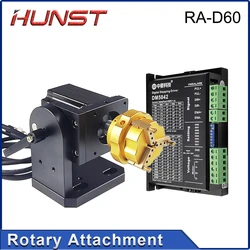 Hunst D69 D60 Laser Marking Machine Rotary Axis Chuck for Ring Bracelet  Jewelry Engraving Auto Lock Rotary Attachment