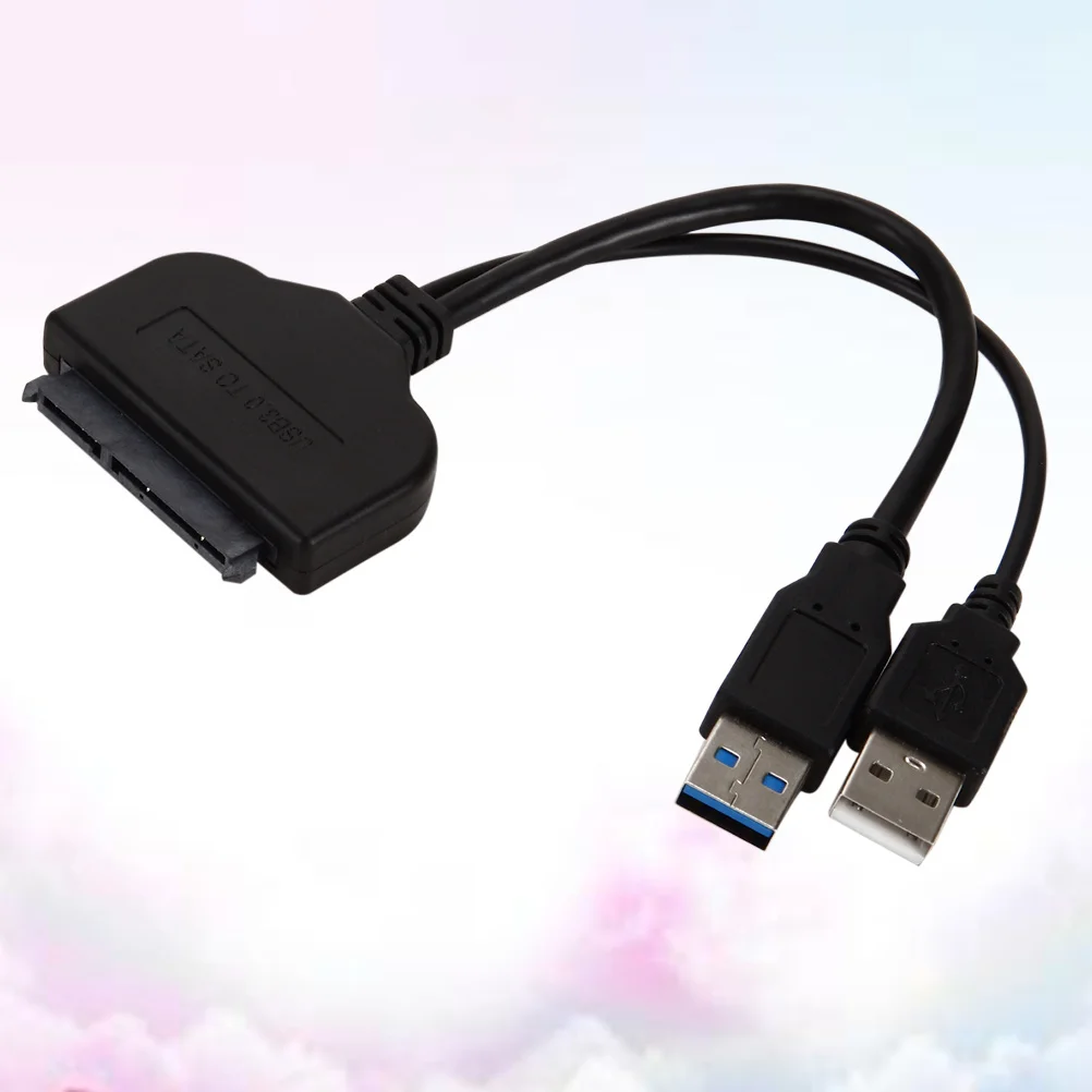 

Usb3.0 to Adapter Cord 25 Inch Hard Drive Data Cable Easy for Laptop Compatible with Multiple USB to