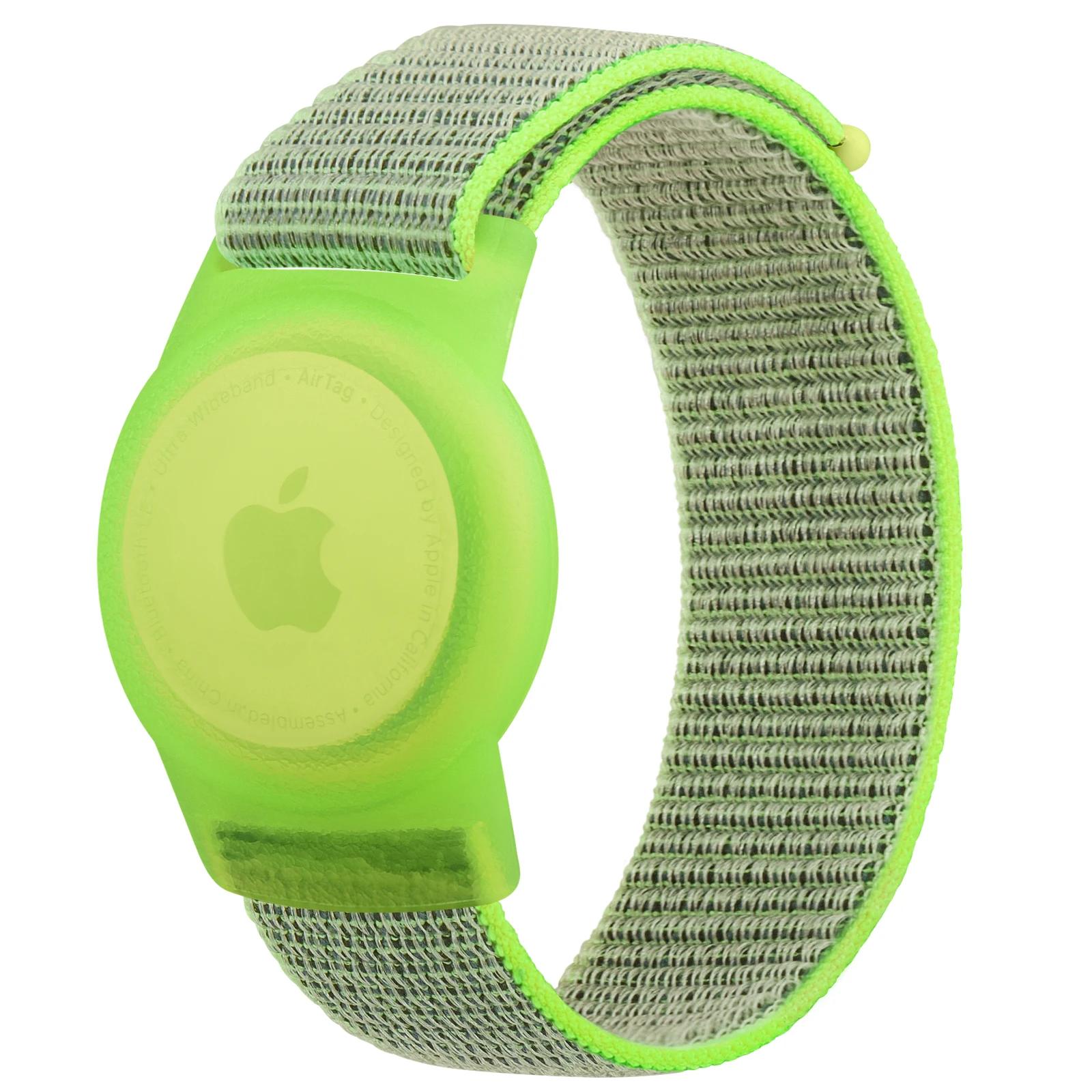 

For Apple AirTags Kids Wristband Nylon Strap Anti-Scratch Cover Accessories for Airtag GPS Tracker Holder Watch Strap Bracelet