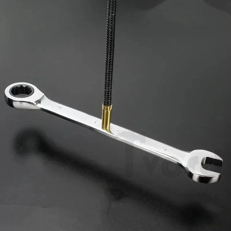 Strong Magnetic Pick Up Tool Flexible Magnet Spring Grip Grabber Hand Tools for Picking Up Nut Bolt Adjustable Pickup Rod Stick