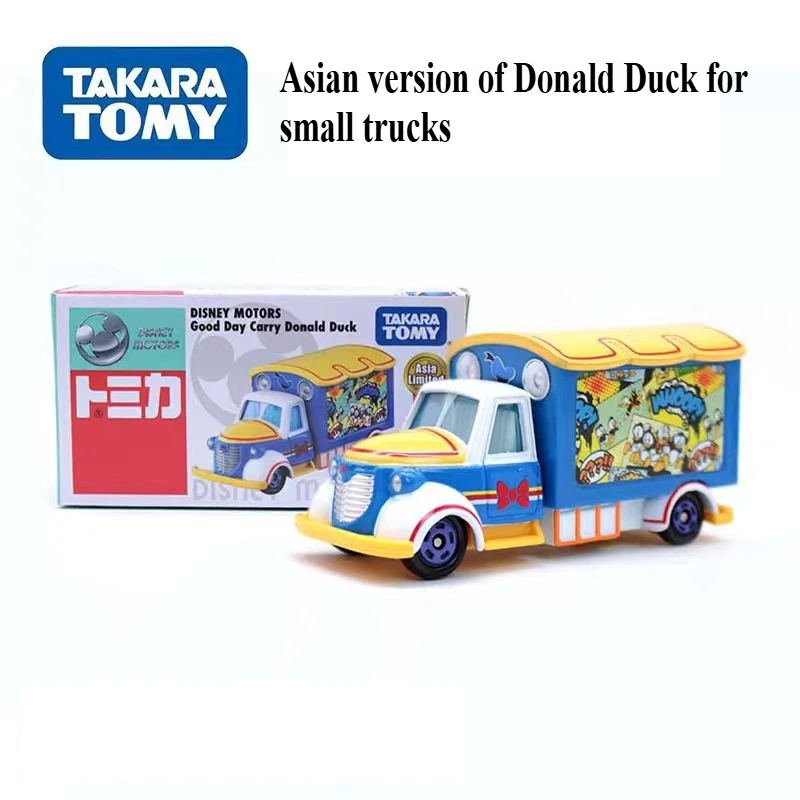 Takara tomy personagem de desenho animado tang duck série modelo de carro liga modelo de carro brinquedo presente de aniversário das crianças brinquedo coleção ornamento