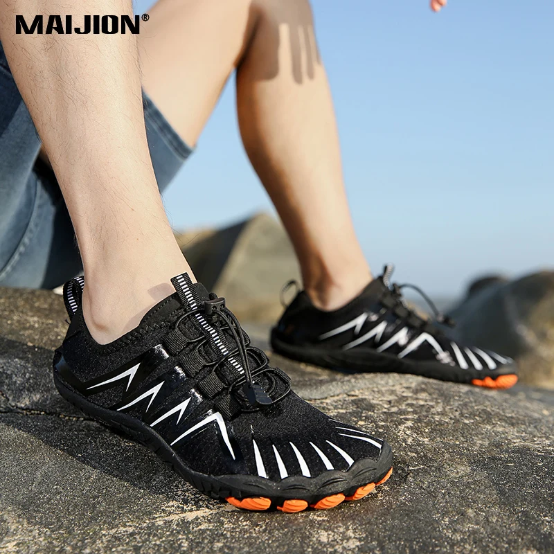 Lightweight Wading Sneakers Men's Quick Dry Water Sports Shoes Women Breathable Beach Aqua Shoes for Swimming Surfing Kayaking