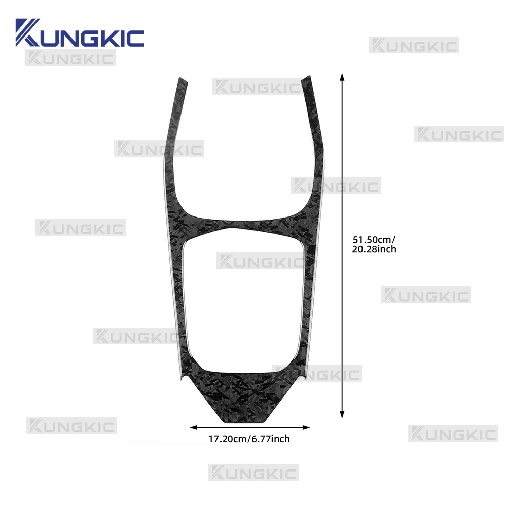 

Car Center Control Gear Panel for BMW 1 2 Series F70 F78 2024 2025 2026 Soft Carbon Fiber Frame Decoration Sticker Decal
