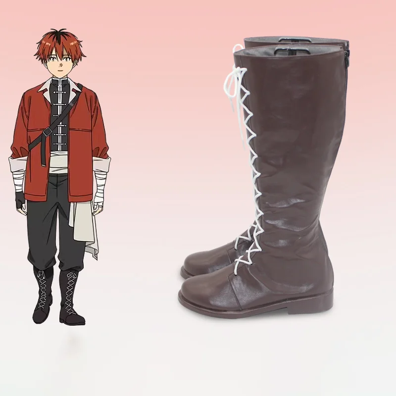 アニメフリーレン・スタークコスプレ靴ブーツスタークミスタースターカットコスプレ靴ハロウィンパーティー用大人女性男性