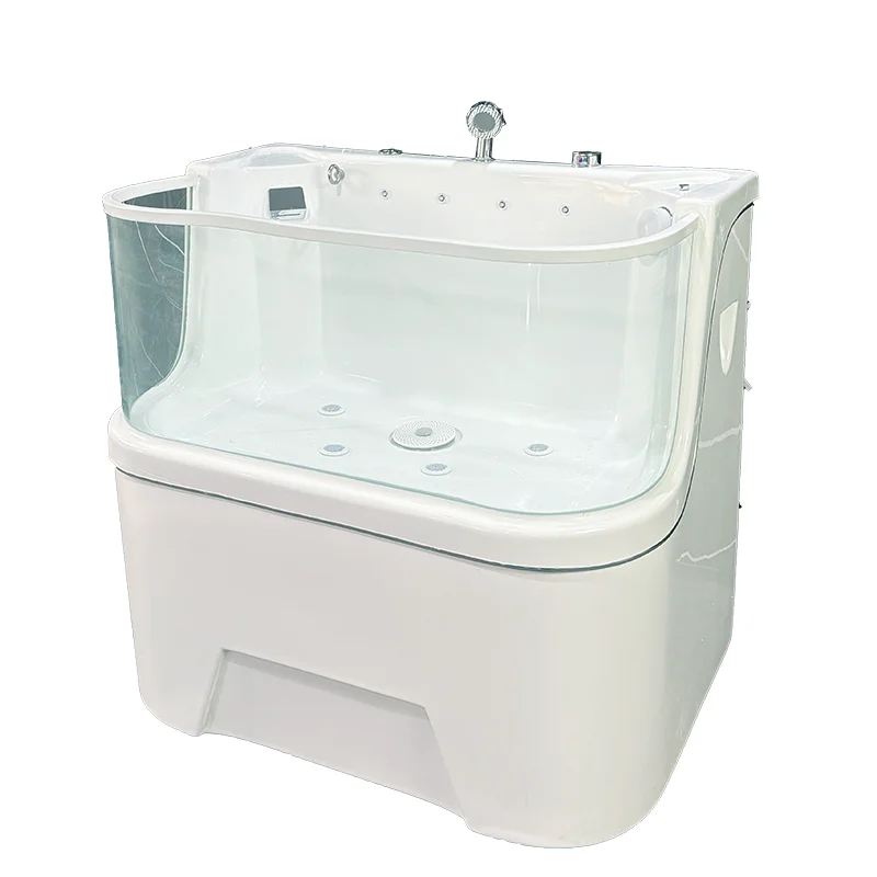 Wholesale VET Eco-Friendly Acrylic Multifunctional Adjustable Dog Spa Grooming Bathtub Modern Luxury Design For Indoor Pet