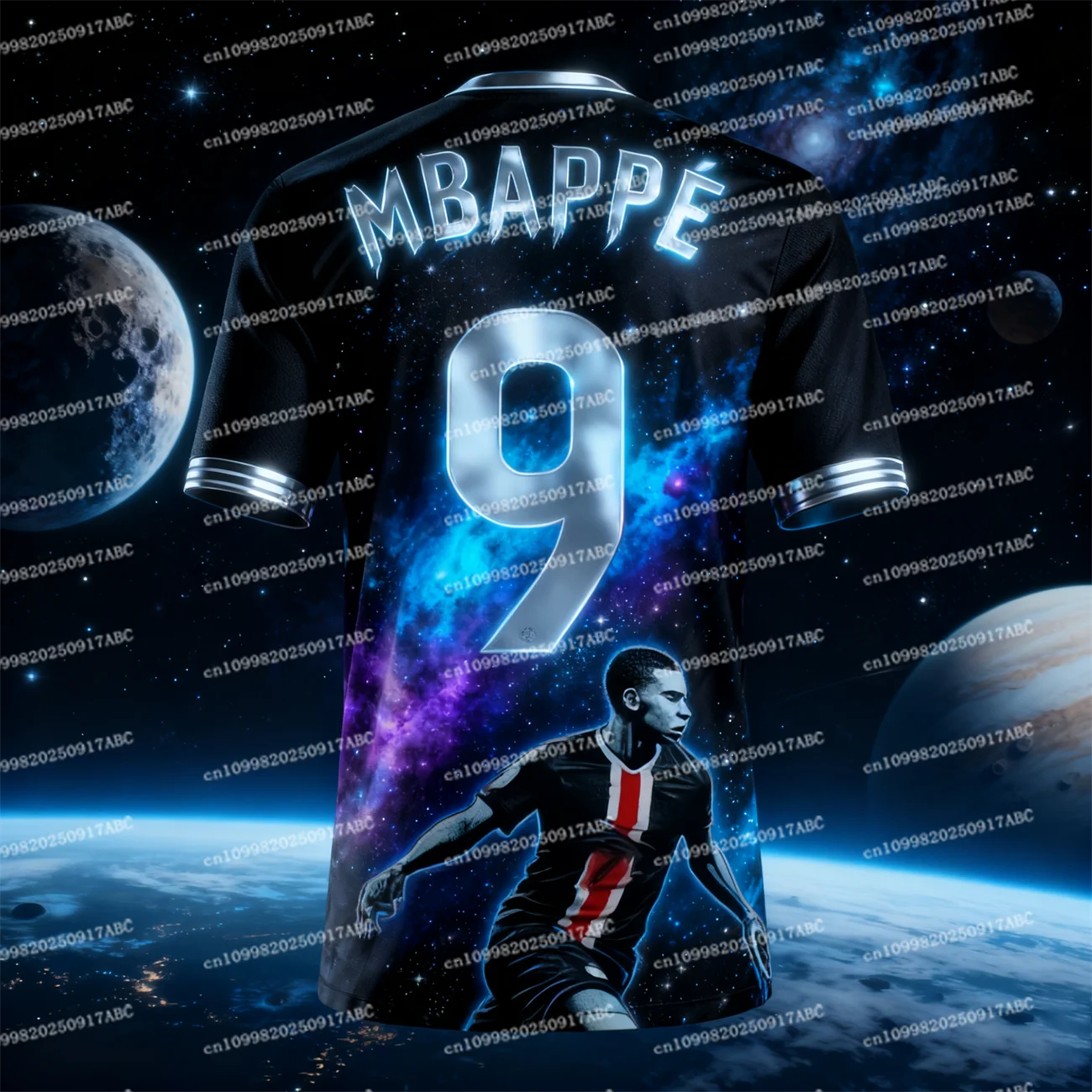 عيد الميلاد التي شيرت الصيف الرجال التي شيرت الرياضة Mbappe جيرسي التي شيرت مروحة هدية المرأة التي شيرت تنفس طفل كرة القدم التي شيرت مريحة #4