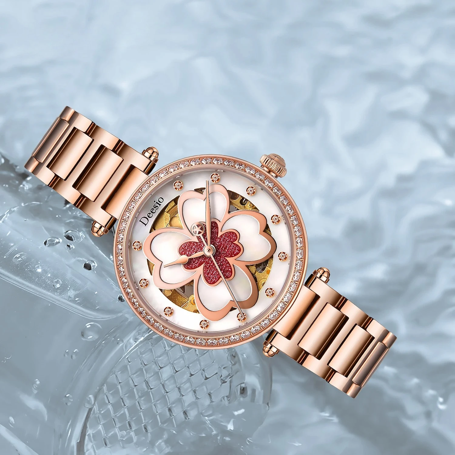 Deesio Damski Zegarek Automaty – Luxury Watch Gift For Her recenzja i cena