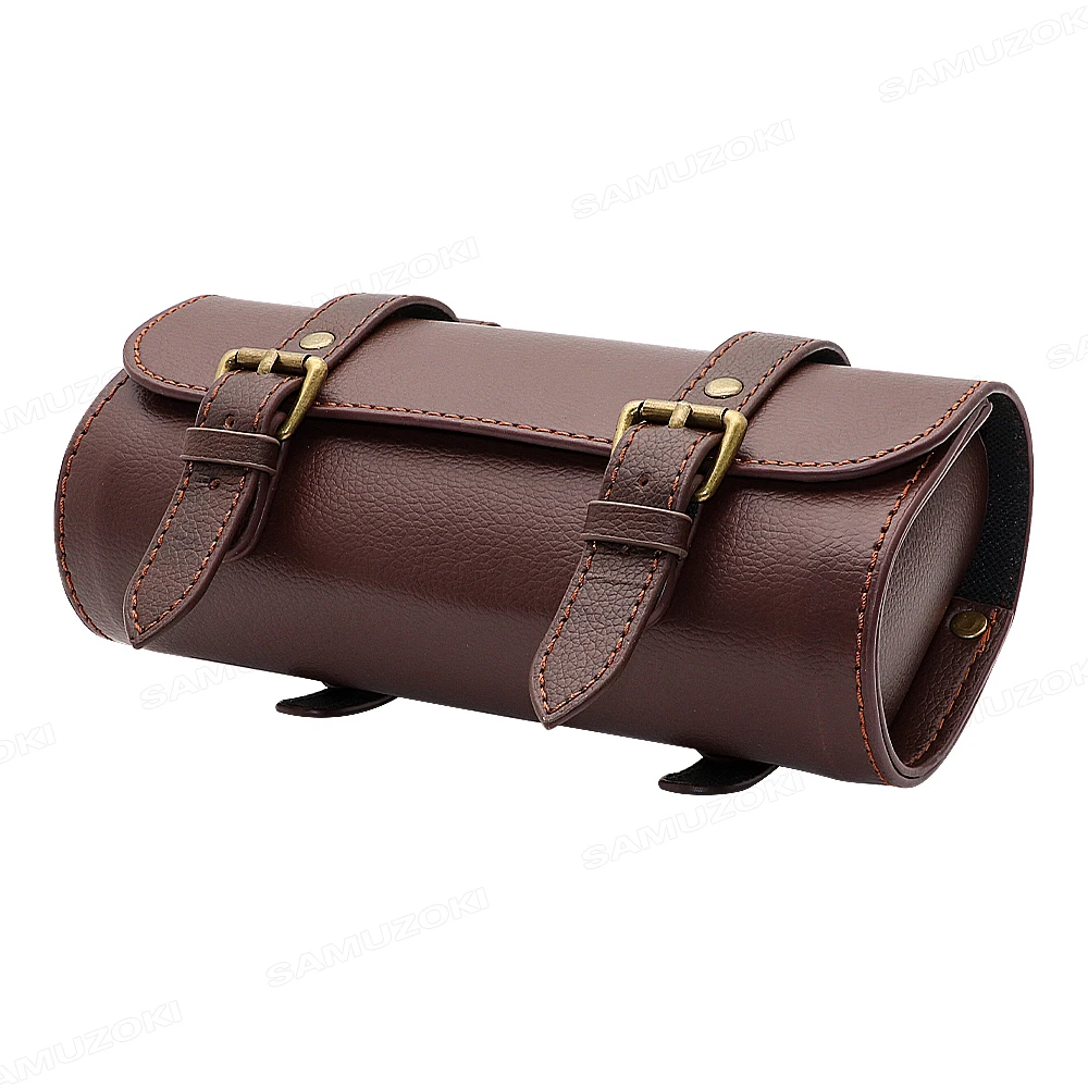Motorcycle Tool Bag Universal Fork Bag Saddlebags Handlebar Bag Sissy Bar Storage Bag for Honda Kawasaki Suzuki Yamaha Sportster