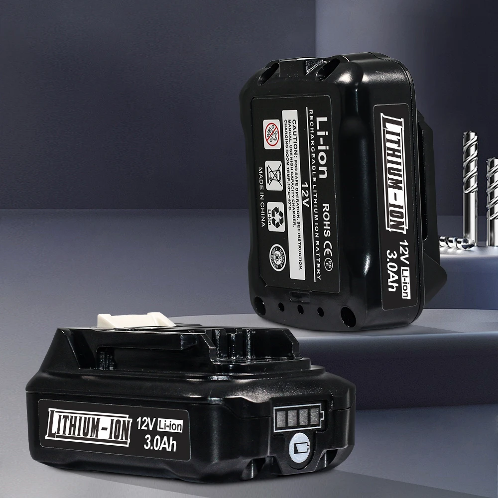 Сменный литий-ионный аккумулятор для Makita, 12 В, 2,5 Ач, 3 Ач, для Makita 12 В BL1021B BL1041B BL1016 BL1015 BL104 DF331D 18650