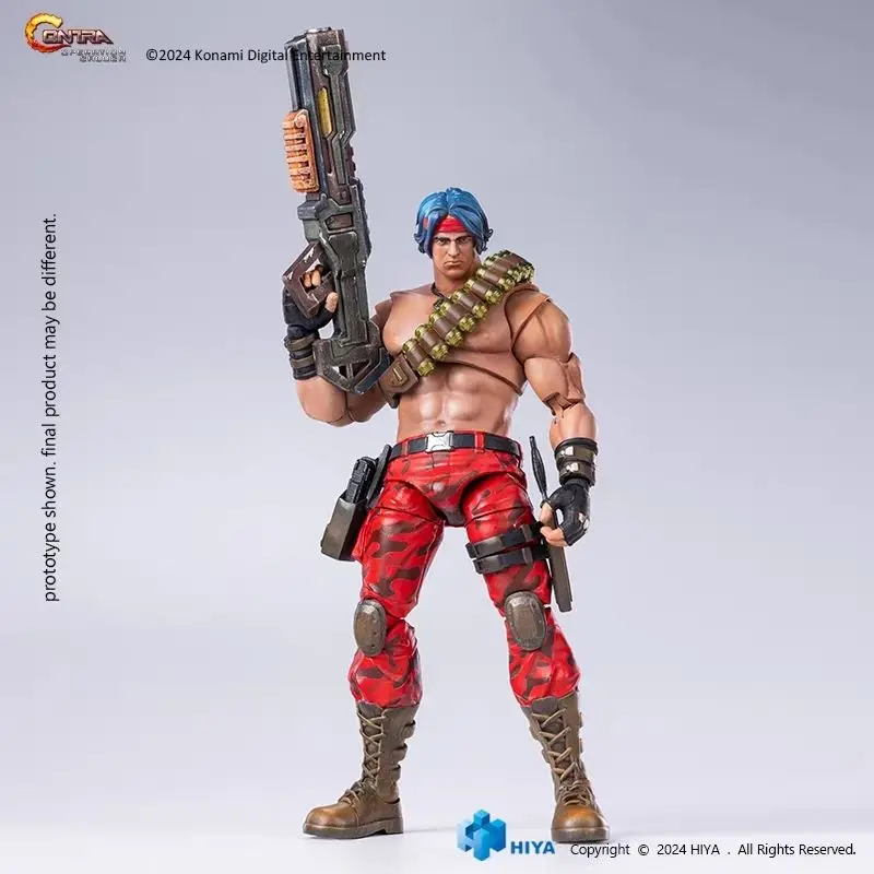 

HIYA Contra Action Figure 1/12 Scale Articulated Joints Video Game Character Collectible Model Toy For Gamer Collector
