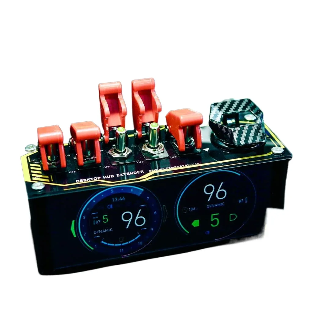 

Table Decoration, Cyberpunk Style, Block Usb Socket, Docking Station, Retro Switch Atmosphere Light