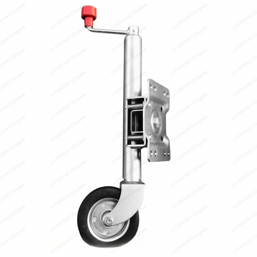 Australian-style top jack hand-cranked trailer outriggers guide wheel rubber wheel