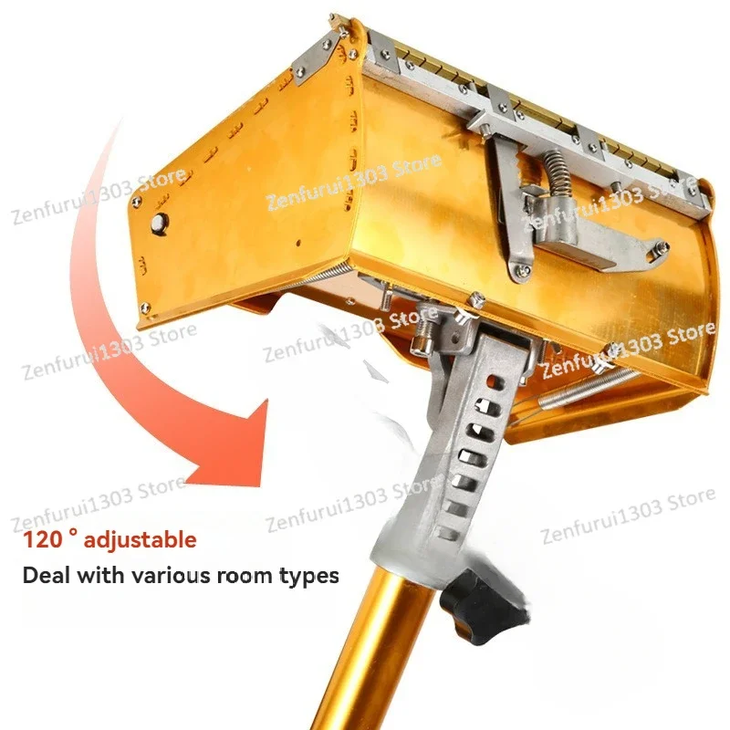 Drywall Master Tools Plastering Flat Finishing Plaster Box Tool With 105-168cm Extendable Handle