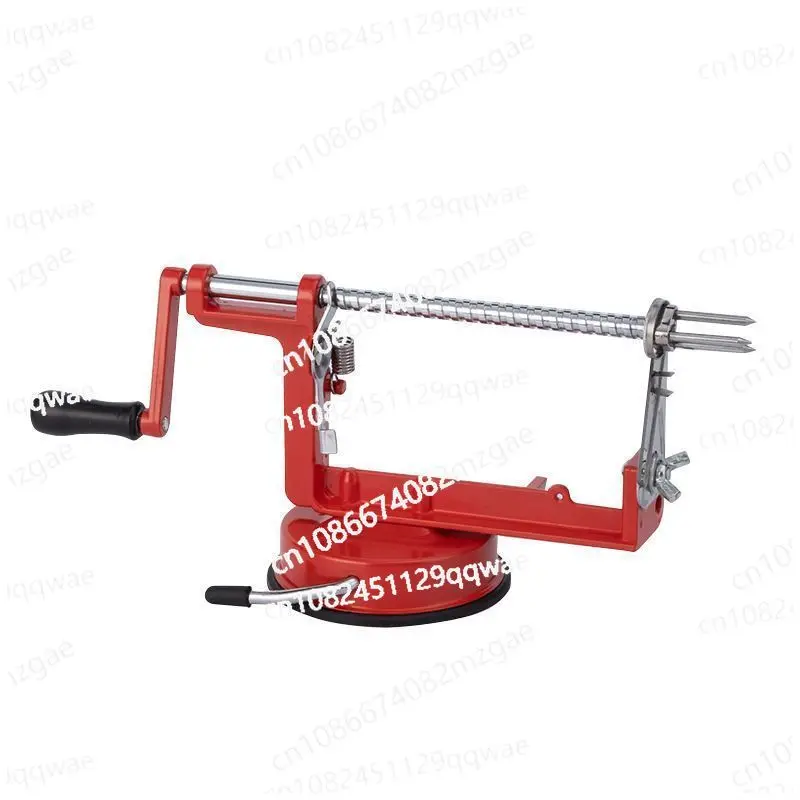 

Hand-cranked potato roll machine, manual rotating and twisting tower , stainless steel small roll