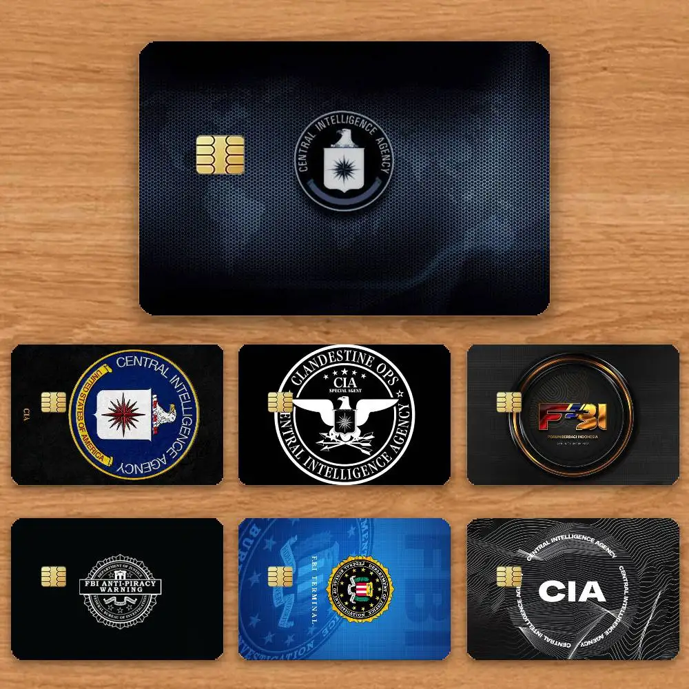 

C-CIA FBI NSA Card HD Stickers Game Card Decal Card Matte Film Skin Small Chip Waterproof Sticker