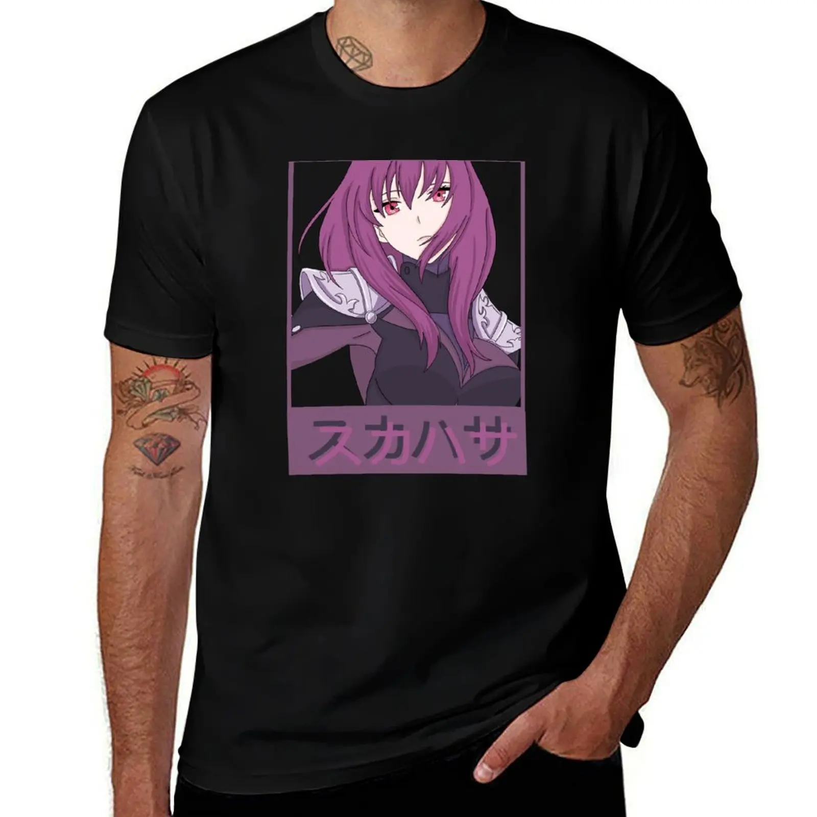 

Scathach Aesthetic T-Shirt mens graphic t shirts t shirt custom print T-Shirt