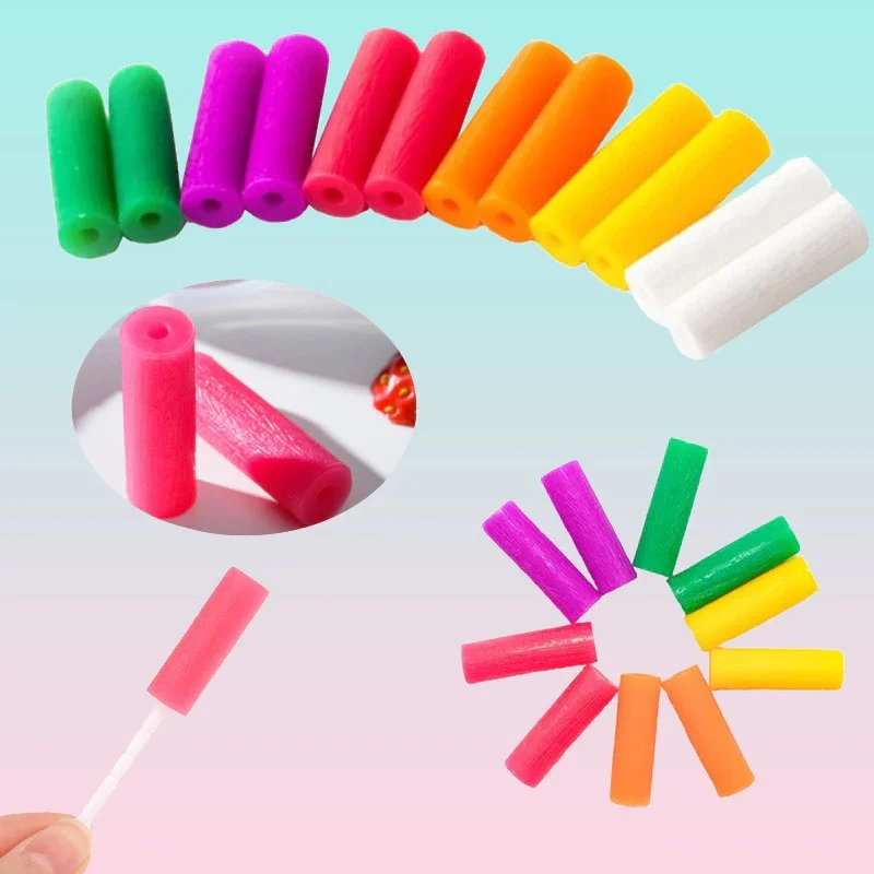 2Pcs Tooth Chew Aligners Chewies Invisible Retainer Seater Teeth Alinger Tray Seater Invisalign Mulit Color Fruit Flavor