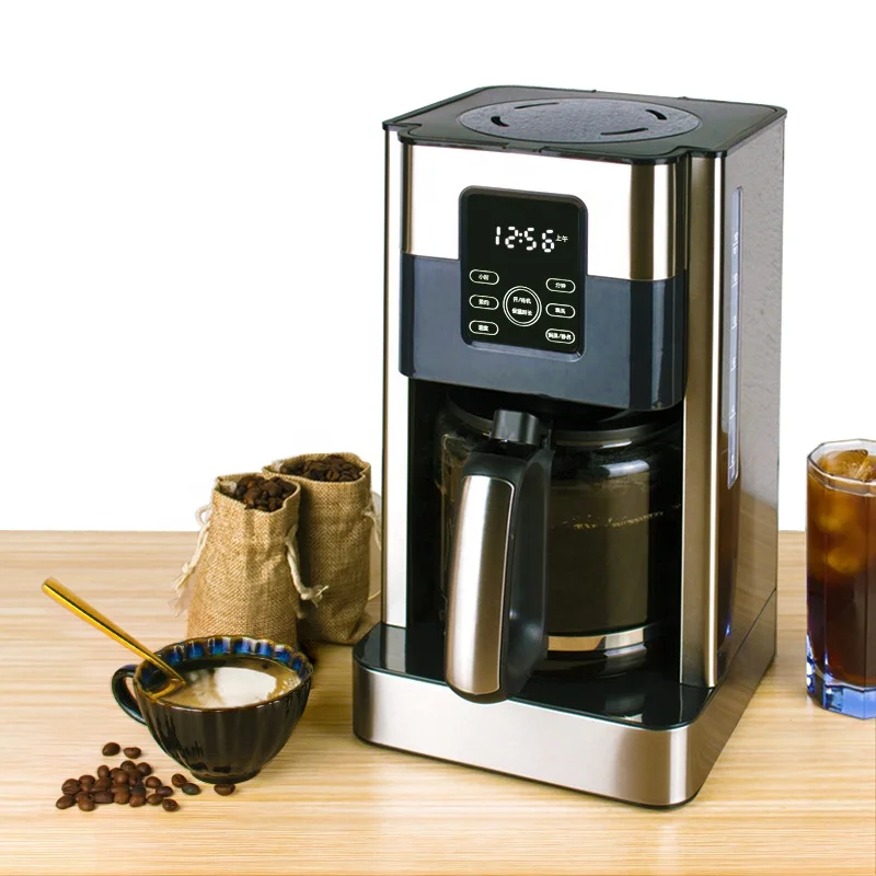 

Discounts are on sale！Hot Selling 1000W 1.8L Commercial High Quality Auto Clean Electric Drip Coffee Makers for Home Use