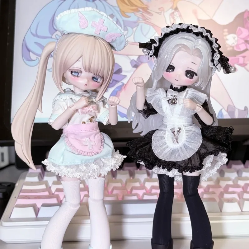 

В наличии 1/12 Bjd Box Poetry Asymptomatic Series Blind Box Kawaii Girl Фигурка Коллекция Модель Модная игрушка в подарок