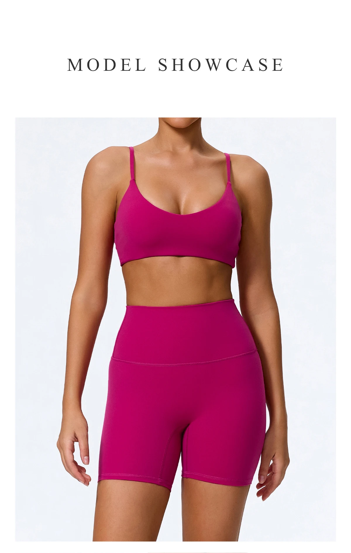 Ctenkevet Sommer Damen 2-teiliges Ärmelloses Sportset, Zweiteiliges Yoga-Set für Frauen, Hochgeschnittene Atmungsaktive Leggings, Sportbekleidung für Damen – Detail 9