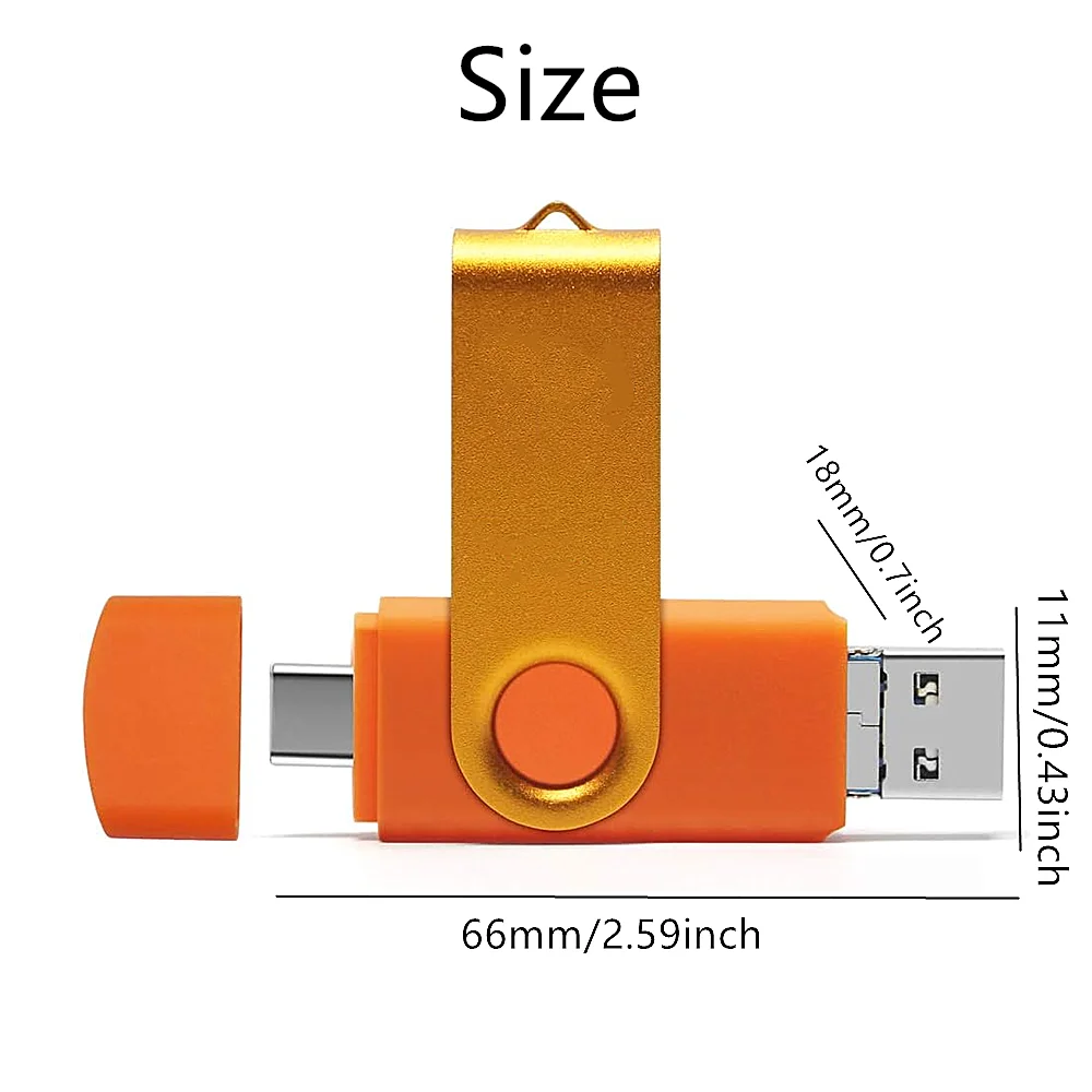 Unidad Flash USB OTG 3 en 1, Pendrive Micro USB tipo C para teléfono, memoria de 1TB, 512G, 256G, 128GB, regalo