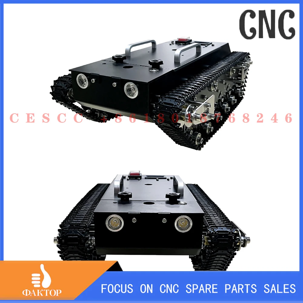 WT200S full metal tracked off-road chassis Remote control independent suspension shock absorption open source development platfo