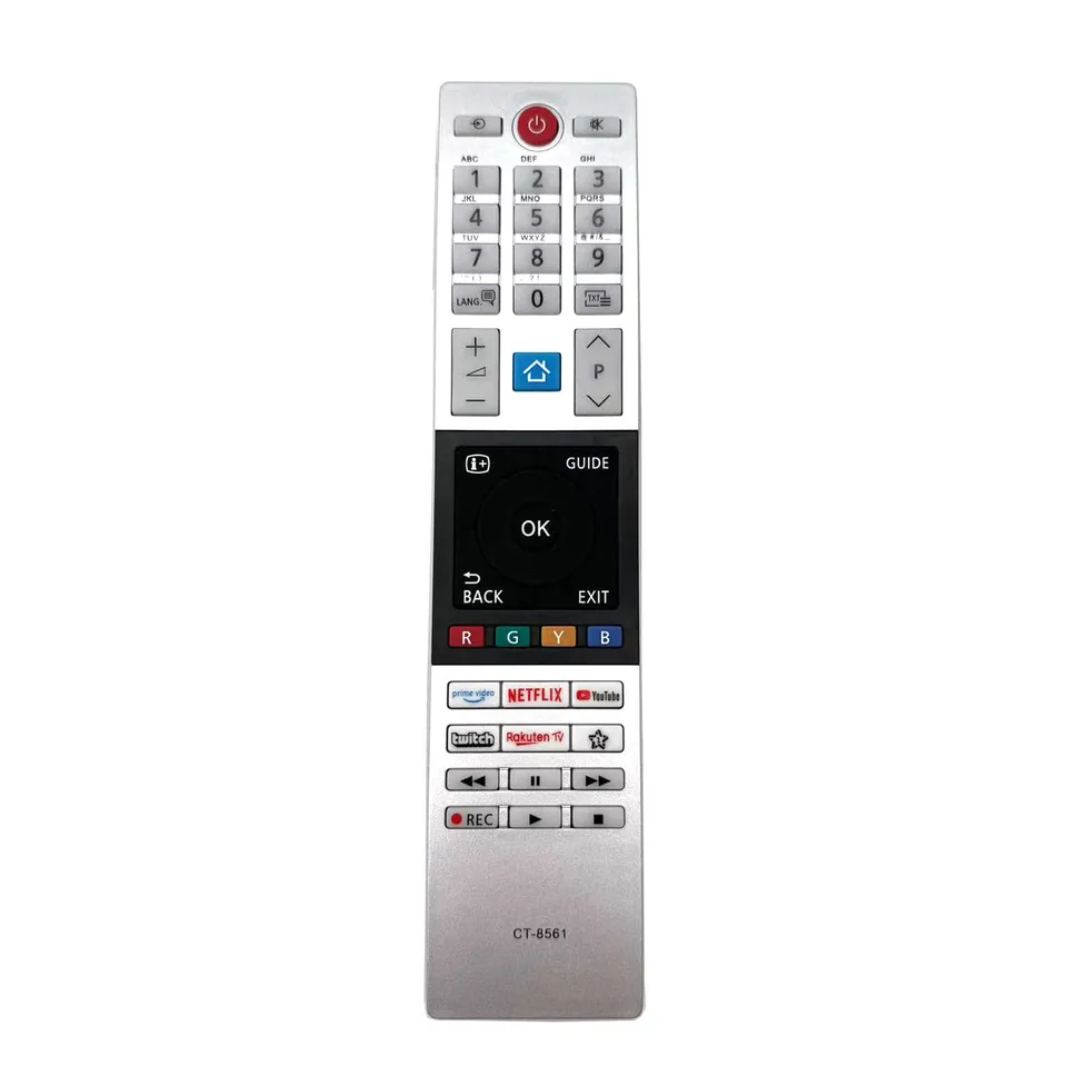 TCNOUMT CT-8566 Telecomando Sostitutivo Per TV Toshiba E Grundig – Funziona Con CT-8570, ALD187R-1 E Modelli 4K UHD (50CF630, 55QF5D63DA, 43VOE71, 65GUT7060 E Altri)
