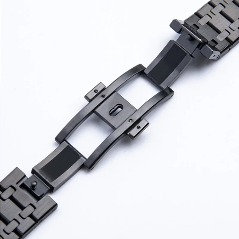 Watch Accessories Band 21mm 26mm Men women Stainless Steel Bracelet For AP ROYAL OAK 15400 26331 15500 Watch Strap fold buckle