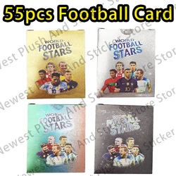 288/55pcs Football Card Stars World C Ronaldo, Mar Messi, Stars Flash Card Collection 3D Football Card Album