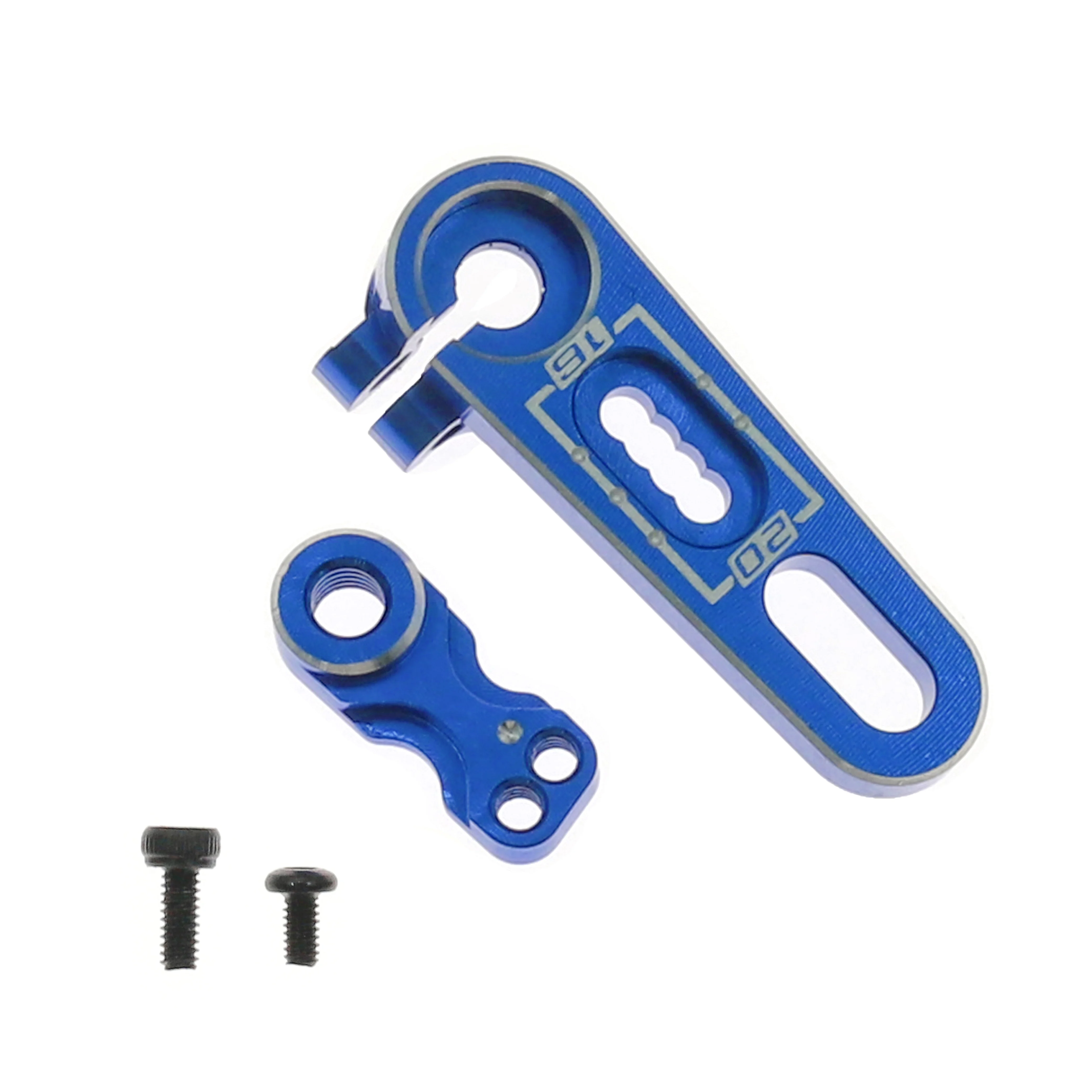 เซอร์โวมอเตอร์อลูมิเนียม 7075 ปรับได้ 25T 15.5-20 มม. สำหรับรถ RC SCX10 TRX4 อะไหล่เซอร์โวมอเตอร์เครื่องบิน