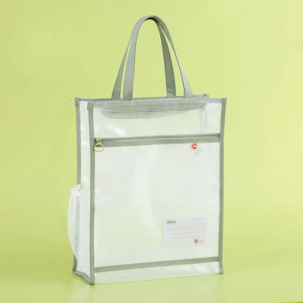 Clear A4 File Storage Bag Multi-layer Waterproof Data Document Bag Large Capacity Thickened Zipper Pouch Bag Book Storage Bag