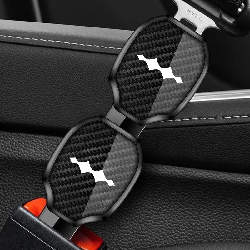 Car Seat Belt Clip Carbon Extender Lock Buckle Plug Interior Accessorie for BYD Formula Leopard Equation-Leopard Fangchengbao